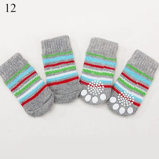 Christmas Cute Dog Knitted Socks