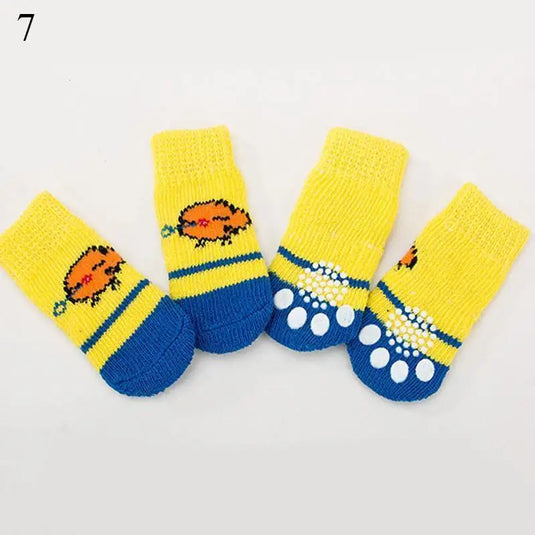 Christmas Cute Dog Knitted Socks
