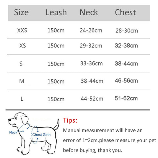 Adjustable Harness Leash Set